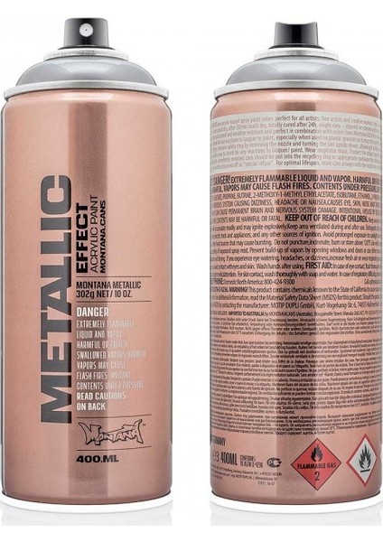 Effect Metallic Sprey Boya 400 ml Metallic Silver Emc 7010