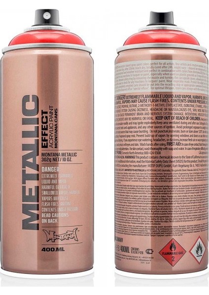 Effect Metallic Sprey Boya 400 ml Metallic Red Emc 3020