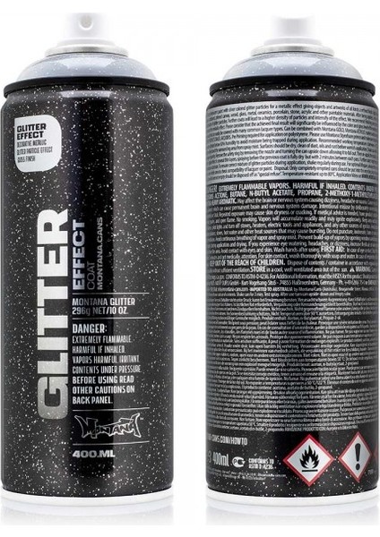 Glitter Effect Sprey Boya 400 ml Silver Transparent Egc Sılv