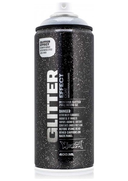 Glitter Effect Sprey Boya 400 ml Silver Transparent Egc Sılv