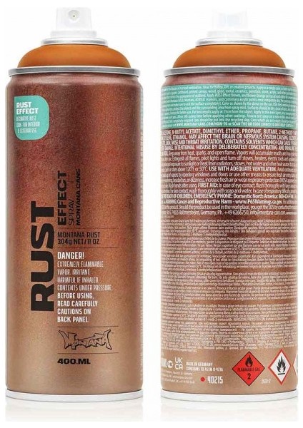 Rust Pas Effect Sprey Boya 400 ml Orange Brown ER8000