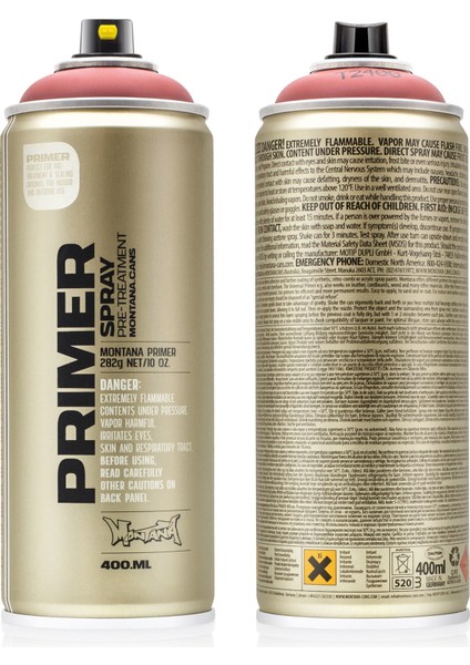 Tech Metal Yüzeyler Için Sprey Astar Boya 400 ml T2400