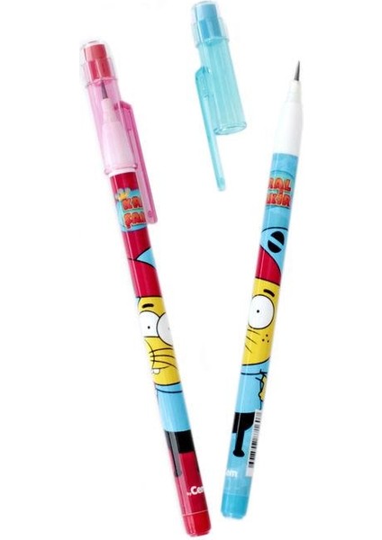 Kral Şakir KS-5804 Silgili Geçmeli Kalem Tekli