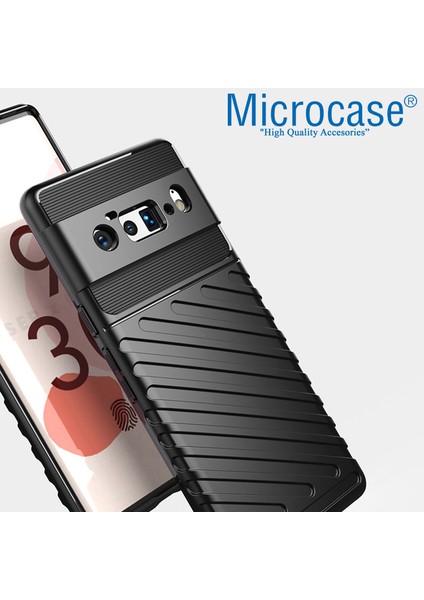 Google Pixel 6 Pro Thunder Serisi Darbeye Dayanıklı Silikon Kılıf - Siyah fırsatları