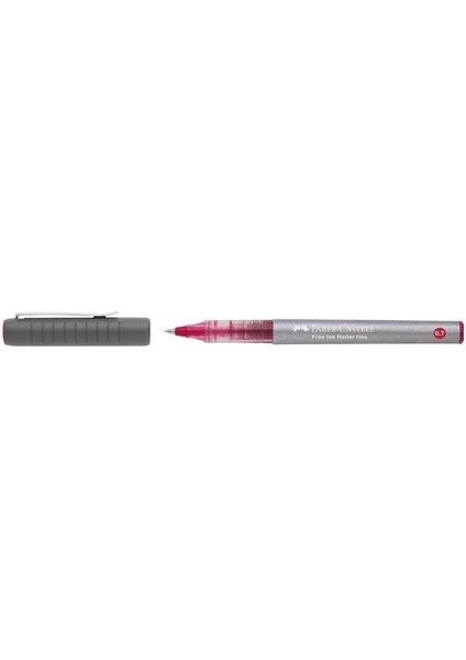 Faber Castell Free Ink Roller Kalem 0.7 mm Koyu Kırmızı