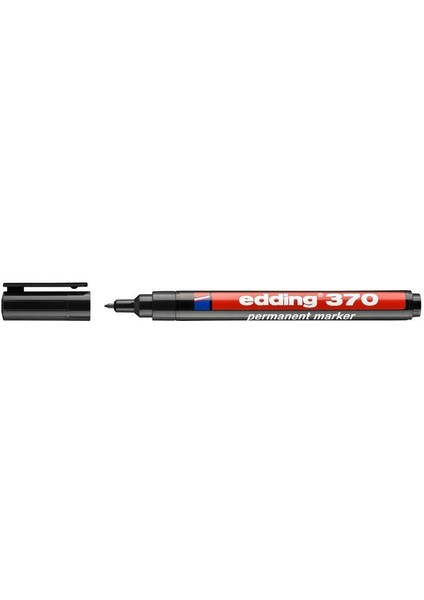 Edding 370 Permanent Marker Asetat Kalemi Siyah