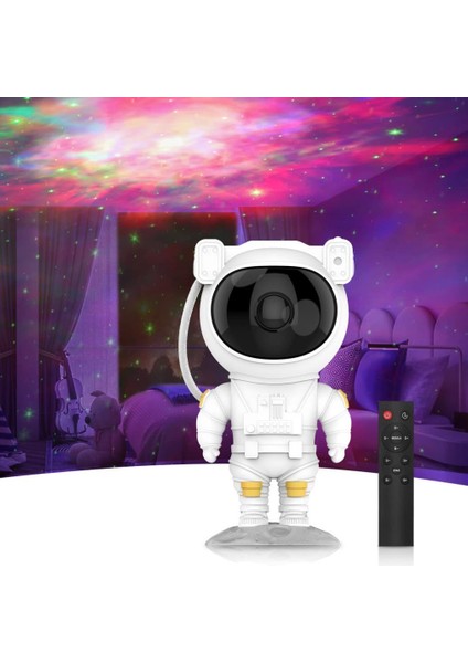 Yıldız Projektör Astronot Galaksi Işık