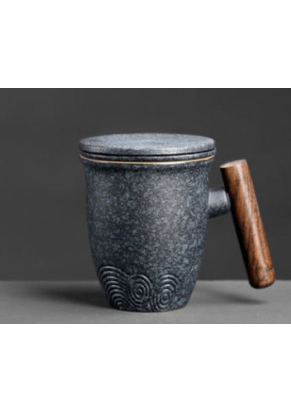 Kapak Çay ve Su Ayırma ile Seramik Kupa Filtre Çay Bardağı Kahve Fincanı Kişisel Fincan Iş Hediye Fincan (Yurt Dışından)