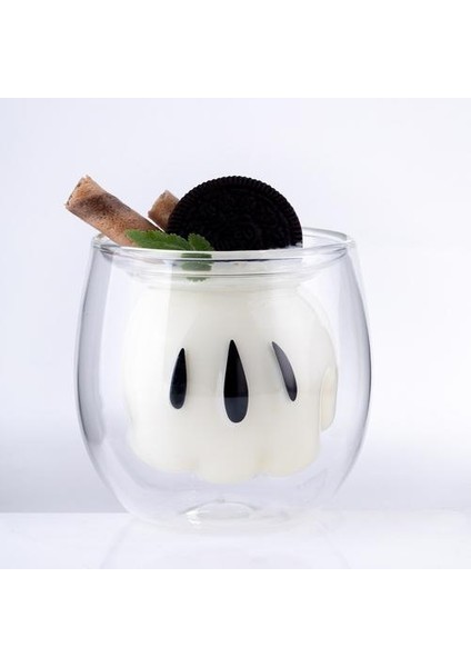 Karikatür Yaratıcı Hediye Çift Cam Kupası Klasik Mickey Stil Şort Külot Eldiven Yumruk (Yurt Dışından)
