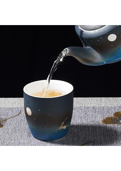 Rui O Pin Çay Bardağı Dört Bardak Set Ev Sahibi Bardağı Içme Çay Bardağı Kung Fu Çay Seti Çay Bardağı Hediye (Yurt Dışından) fiyatları