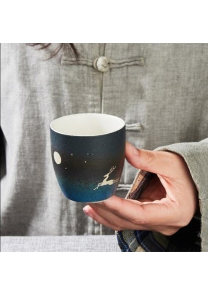 Rui O Pin Çay Bardağı Dört Bardak Set Ev Sahibi Bardağı Içme Çay Bardağı Kung Fu Çay Seti Çay Bardağı Hediye (Yurt Dışından) modelleri