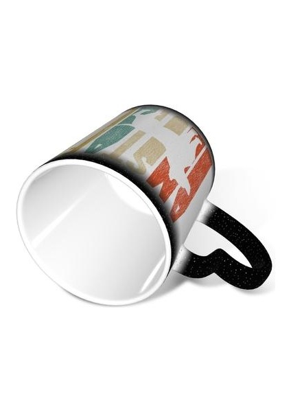 Yaratıcı Seramik Kupa Beyaz Isı Transfer Su Fincan Kahve Fincanı Işareti (Yurt Dışından) fırsatları