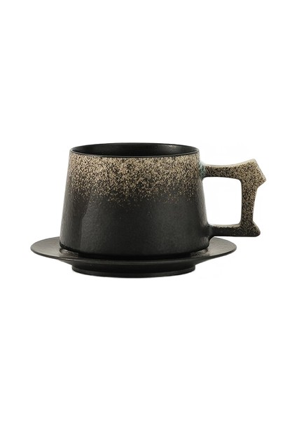 Vintage Porselen El Yapımı Kahve Fincanı Tabak ile Japon Drinkware Kupalar Kahve Fincanları Yaratıcı Espresso Bardaklar | Kahve Kupası ve tabak Setleri (Yurt Dışından)