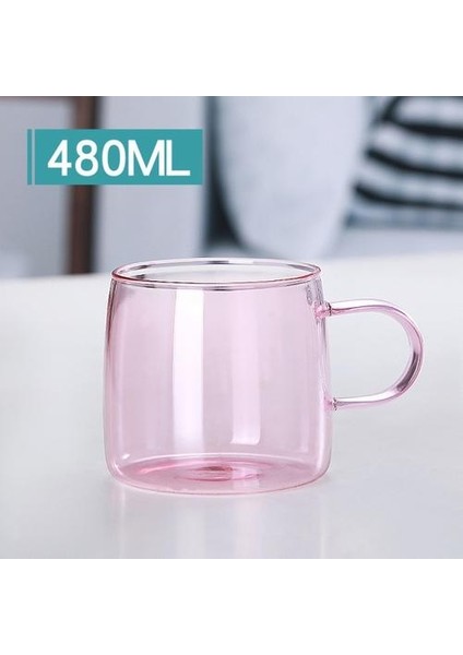 Büyük Kapasiteli Cam Şeffaf Suyu Fincan Su Kupalar Latte Kupası Buzlu Kahve Bardaklar Bira Şarap Gözlük Kupa | Bira Steins (Yurt Dışından)