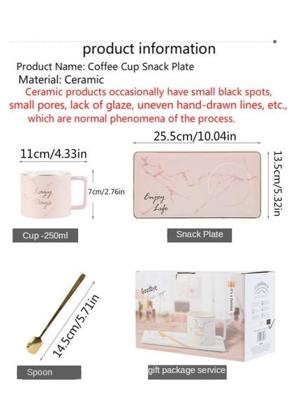 250 ml Seramik Kahve Fincanı Küçük Narin Nordic Stil Basit Ev Kupası Seti Işık Lüks Ingiliz Öğleden Sonra Çay Snack Plate | Kahve Kupaları ve kupalar (Yurt Dışından) fırsatları