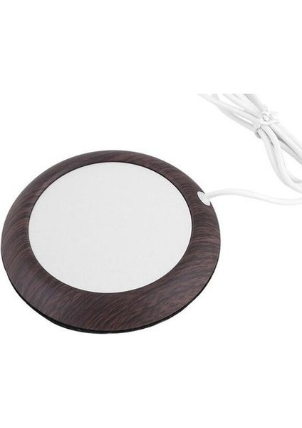 Ahşap Tahıl Fincan Isıtıcı Isı Içecek Kupa Mat USB Içecek Tutun Sıcak Isıtıcı Kupalar Coaster Sonbahar Kış Taşınabilir Masaüstü Ev | Elektrikli Su Isıtıcılar (Yurt Dışından)