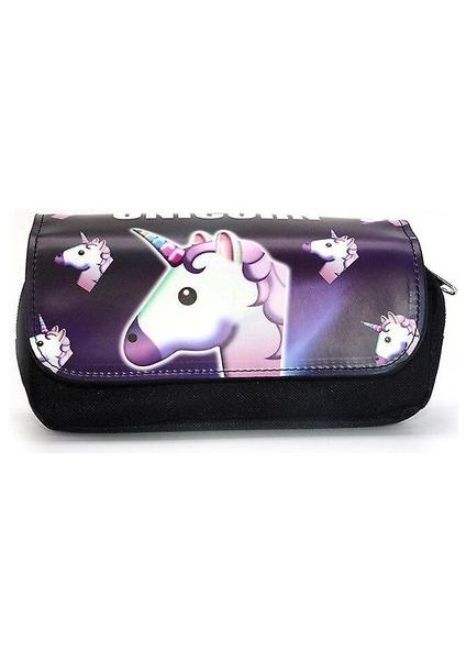 (L) Kalem Kutusu Okulu Tedarikçiler Çocuklar Için Sevimli Unicorn Kalem Çantası (Yurt Dışından)