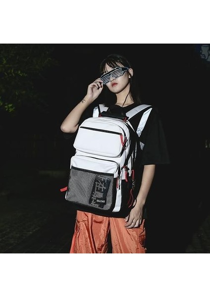 Büyük Erkekler Sırt Çantası Kadın Okul Çantası Yüksek Koleji Öğrenci Kore Işlevli Seyahat Geri Paketi Sırt Çantaları (Yurt Dışından) modelleri