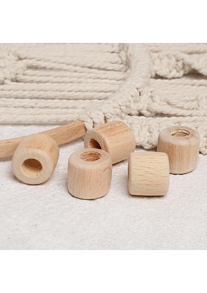 Crafts 5 Adet Ham Boru Ahşap Boncuk 20MM fiyatları