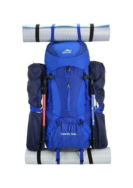 75L Büyük Açık Çanta Sırt Çantası Kamp Yürüyüş Tırmanma Sırt Çantaları Sırt Çantası Erkekler Su Geçirmez Naylon Spor Seyahat Çantası Kadın | Çanta Tırmanma (Yurt Dışından) modelleri