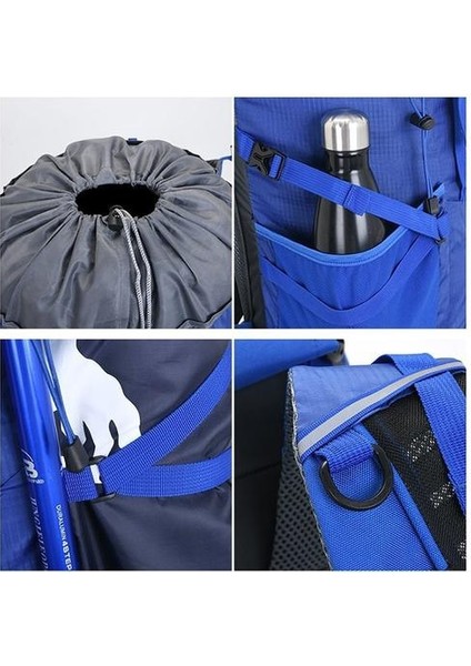 75L Büyük Açık Çanta Sırt Çantası Kamp Yürüyüş Tırmanma Sırt Çantaları Sırt Çantası Erkekler Su Geçirmez Naylon Spor Seyahat Çantası Kadın | Çanta Tırmanma (Yurt Dışından) fırsatları