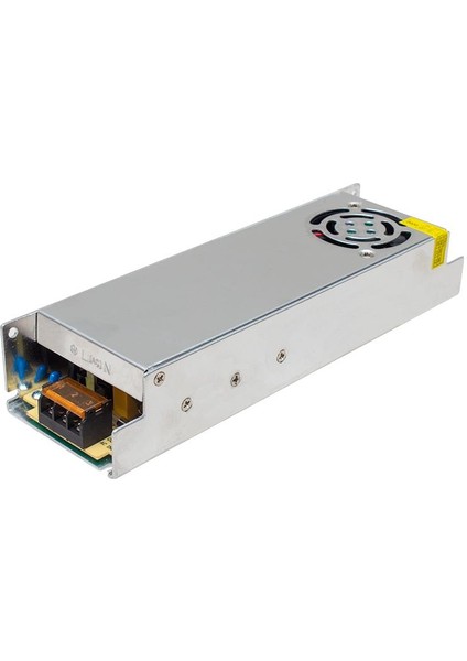 24 Volt - 16.5 Amper Fanlı Slim Metal Kasa Adaptör