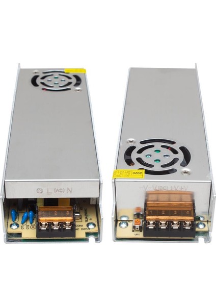 24 Volt - 16.5 Amper Fanlı Slim Metal Kasa Adaptör modelleri