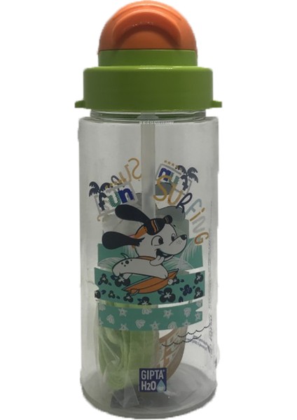Fun Tritan Desenli Pipetli Matara 500 cc