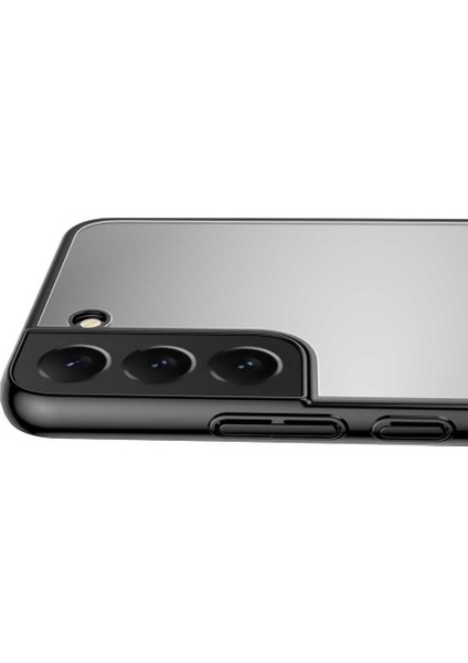 Galaxy S22 Uyumlu Kılıf Arkası Şeffaf Sert Silikon Vonn Kapak