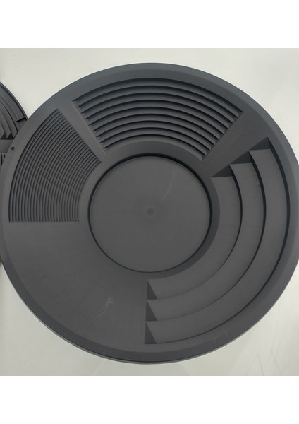 Gold Pan Altın Eleme Yıkama Tavası Dere ve Akarsularda Altın Arama Tavası Siyah Renk