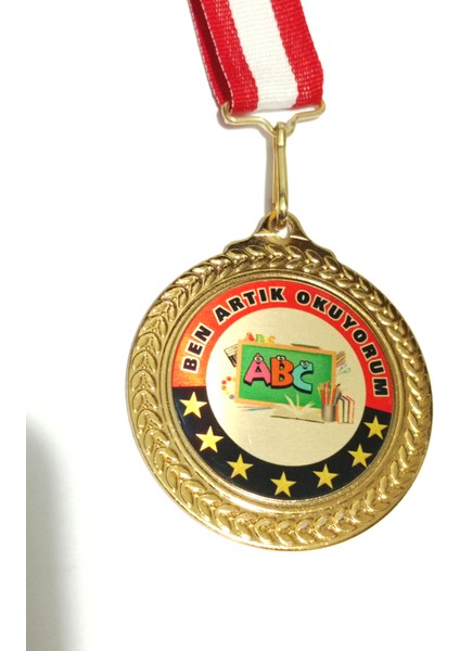 Ben Artık Okuyorum Yazıyorum Madalyası 5 Li Adet