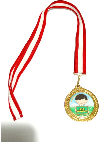 Ben Artık Okuyorum Yazıyorum Madalyası 5 Li Adet fiyatları
