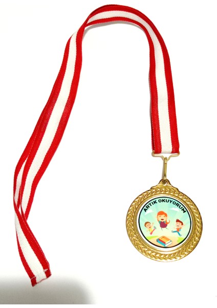 Ben Artık Okuyorum Yazıyorum Madalyası 5 Li Adet fiyatları