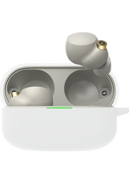 Sony WF-1000XM4 Beyaz Için Silikon Koruyucu Kılıf (Yurt Dışından)