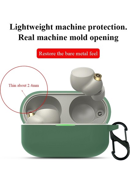 Sony WF-1000XM4 Beyaz Için Silikon Koruyucu Kılıf (Yurt Dışından) fırsatları