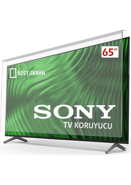Sony KD-65XE7096 Tv Ekran Koruyucu - Sony 65" Inç 164 Ekran Kırılmaz Koruyucu