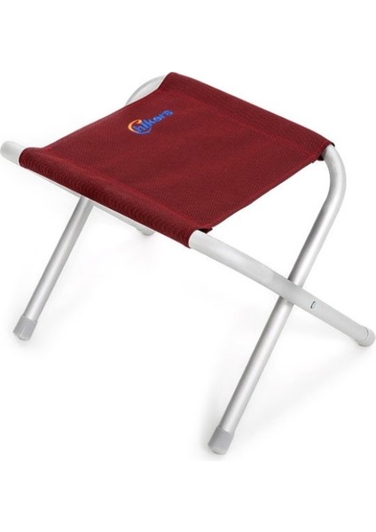 Yürüyüşçüler x YC-053A Açık Mekan Taşınabilir Katlanır Sandalye Piknik Kavrulmuş Balıkçı Taburesi (Şarap Kırmızısı) (Yurt Dışından)