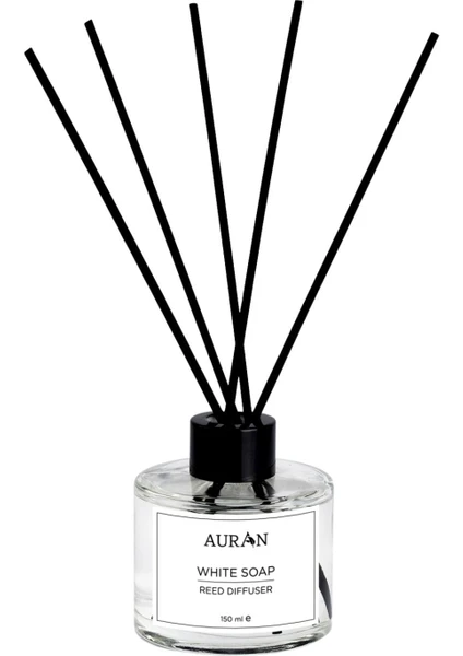 Beyaz Sabun Çubuklu Oda Kokusu Bambu Kokusu White Soup Reed Diffuser 150ml