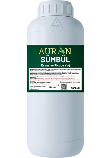 Sümbül Uçucu Esansiyel Yağ Oda Kokusu 1 lt