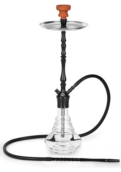 Model 17 Alüminyum Nargile Takımı Siyah