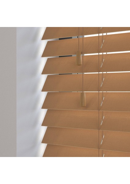 Ahşap Jaluzi Perde 50MM, Ahşap Perde, Ahşap Panjur Perde, Kahverengi modelleri