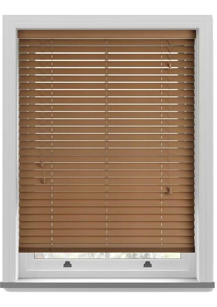 Ahşap Jaluzi Perde 50MM, Ahşap Perde, Ahşap Panjur Perde, Kahverengi fiyatları