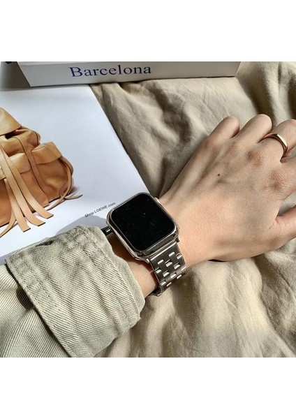 Paslanmaz Çelik Kayış Apple Watch Band Askı Için Yedek Bilezik Spor Band Iwatch | Izle Bantları (Yurt Dışından) fiyatları