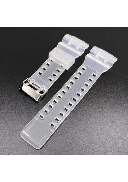 Casio G Şok GA100 Için Yedek Kauçuk Kordon Band GA110 GA120 Set Şeffaf Beyaz Silikon Watch Band Strap Watch Case | Watch Bands (Yurt Dışından) fiyatları