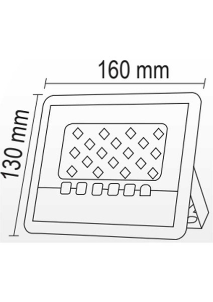 FL-3145 60W 6500K Beyaz Solar Projektör fiyatları