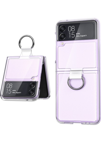 Galaxy Z Flip3 Için Pc + Pvc Telefon Kılıfı - Parlak (Yurt Dışından)