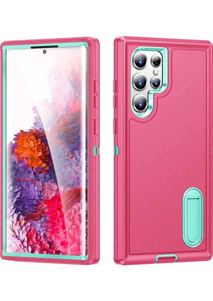 Galaxy S22 Ultra 5g Için Katmanlı Kılıf - Mor (Yurt Dışından)