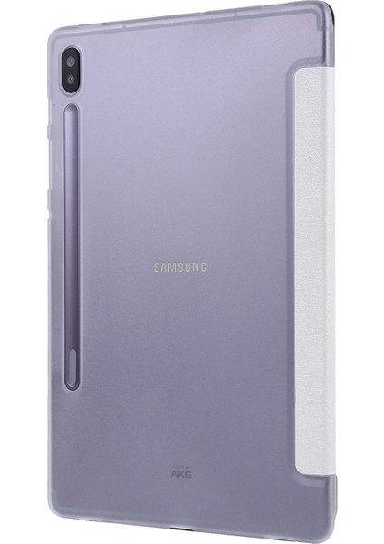 Samsung Galaxy Tab S8 / Tab S7 Ipek Doku Flip Deri Tablet Kılıf Için (Yurt Dışından)