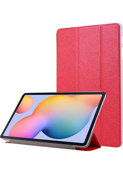 Samsung Galaxy Tab S8 + / Tab S7 + Ipek Doku Flip Deri Tablet Kılıf Için (Yurt Dışından)