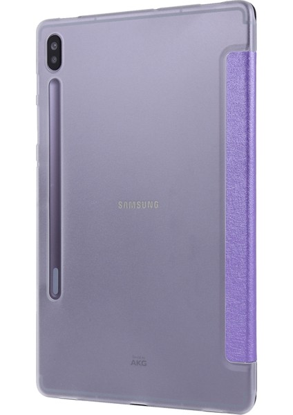 Szykd Samsung Galaxy Tab S8 / Tab S7 Ipek Doku Flip Deri Tablet Kılıf Için (Yurt Dışından)